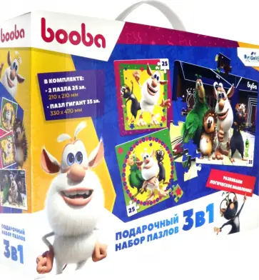 Буба. Набор пазлов 3в1 обложка книги