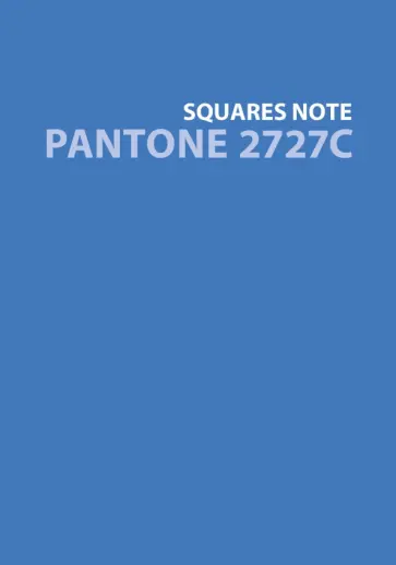 Тетрадь Pantone 7, А6+, 80 листов, клетка обложка книги