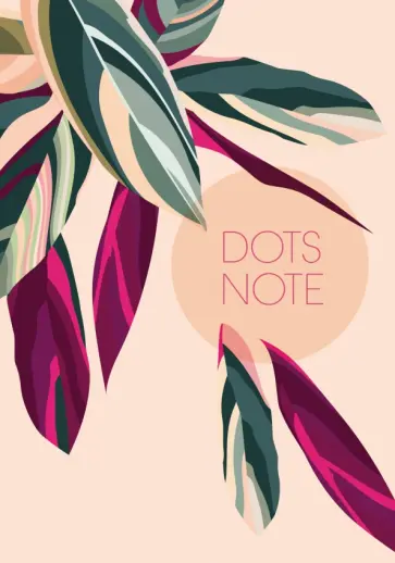 Тетрадь Flower, А6+, 64 листа, точка обложка книги