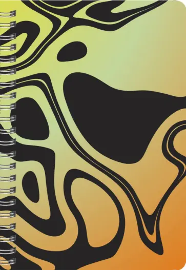 Тетрадь на гребне LIFE STYLE 5, 80 листов, клетка обложка книги