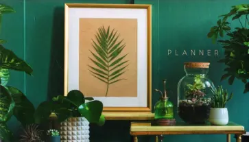 Планинг карманный недатированный Green style, 64 листа обложка книги