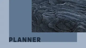 Планинг карманный недатированный Серые акценты, 64 листа обложка книги