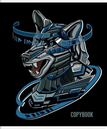 Тетрадь Кибер животные, А5+, 48 листов, клетка, в ассортименте Тетрадь Кибер животные, А5+, 48 листов, клетка, в ассортименте обложка книги