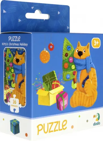 Пазл. Рождество для котика обложка книги