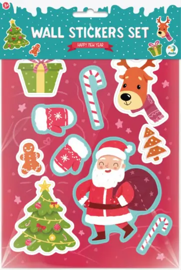 Набор настенных наклеек С новым годом обложка книги