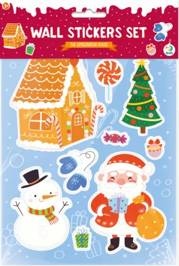 Набор настенных наклеек Пряничный домик обложка книги