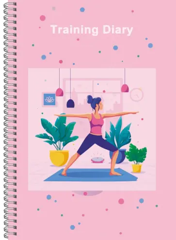 Дневник тренировок Train. Diary 1, 96 листов, А5- обложка книги