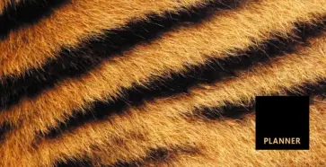 Планинг карманный недатированный Хищный окрас, 64 листа обложка книги