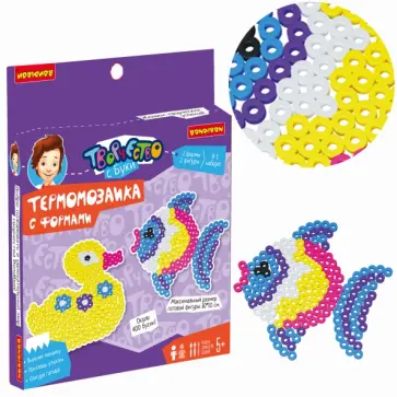 Термомозаика с формами. Рыбка и утка Термомозаика с формами. Рыбка и утка обложка книги