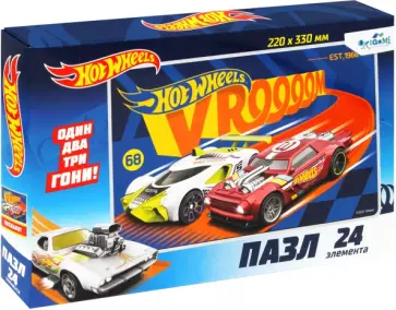 Пазл-24 Hot Wheels. Финишный рывок Пазл-24 Hot Wheels. Финишный рывок обложка книги