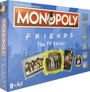 Игра Монополия Friends, на английском языке Игра Монополия Friends, на английском языке обложка книги