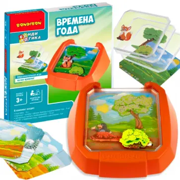 Игра настольная логическая Времена года обложка книги