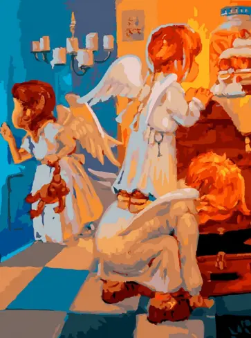 Живопись на холсте Сокровища обложка книги