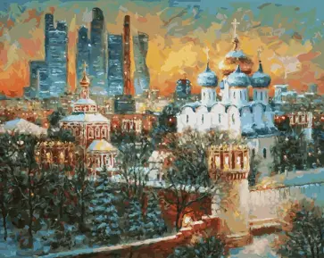 Живопись на холсте В тиши уходящего дня, 40х50 см обложка книги