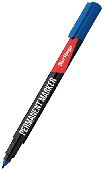 Маркер перманентный Multiline PE100, синий обложка книги