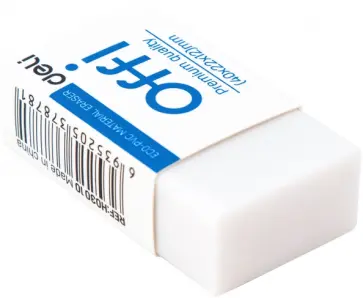 Ластик Offi, белый обложка книги