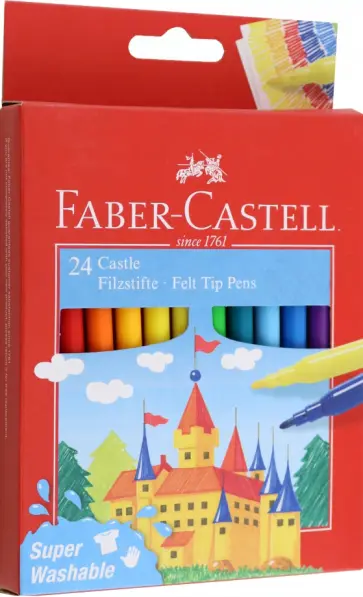 Фломастеры Замок, 24 цвета обложка книги