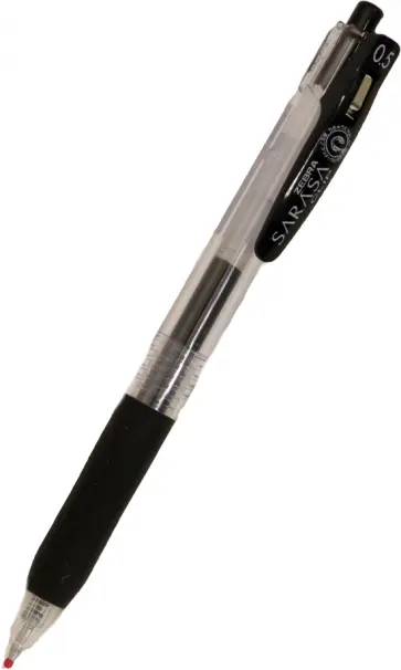 Ручка гелевая автоматическая Sarasa Clip, черная Ручка гелевая автоматическая Sarasa Clip, черная обложка книги