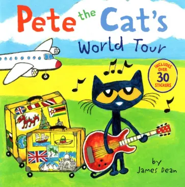 James Dean - Pete the Cat's World Tour обложка книги
