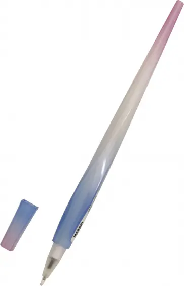 Ручка гелевая Crystal Gel , синяя, корпус в ассортименте обложка книги