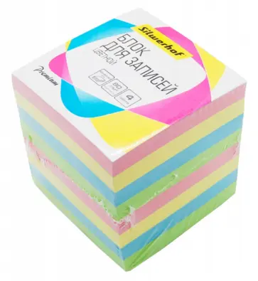 Блок для записей Премиум, 4 цвета обложка книги