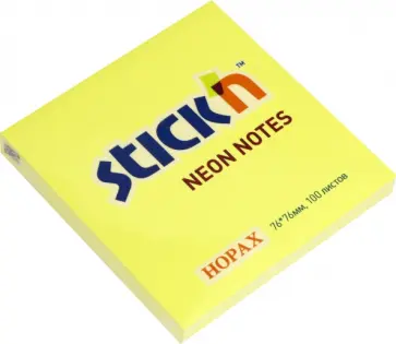 Блок для записей, самоклеящийся, 100 листов, в ассортименте обложка книги