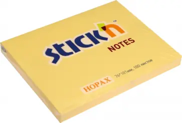 Блок для записей, самоклеящийся, 100 листов, пастельный оранжевый обложка книги