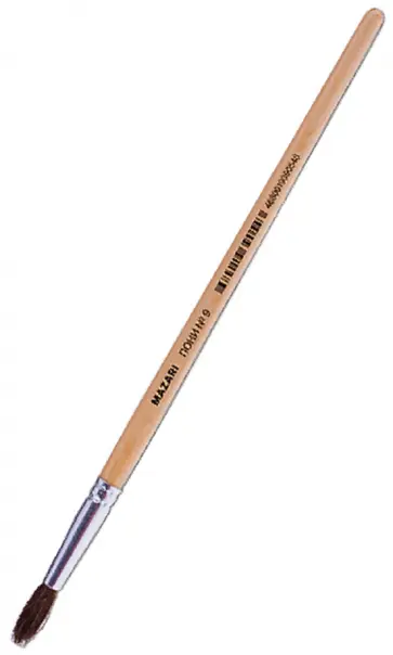 Кисть художественная, пони, №9, круглая обложка книги