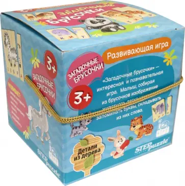 Развивающая игра Загадочные брусочки Развивающая игра Загадочные брусочки обложка книги