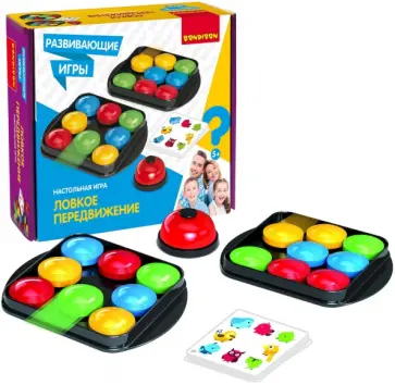 Игра настольная развивающая. Ловкое передвижение обложка книги