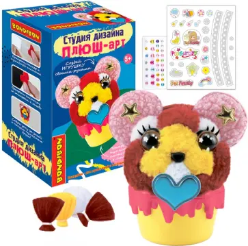 Набор для творчества ПЛЮШ-арт, Мишка обложка книги