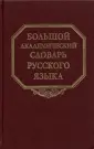 Большой академический словарь русского языка