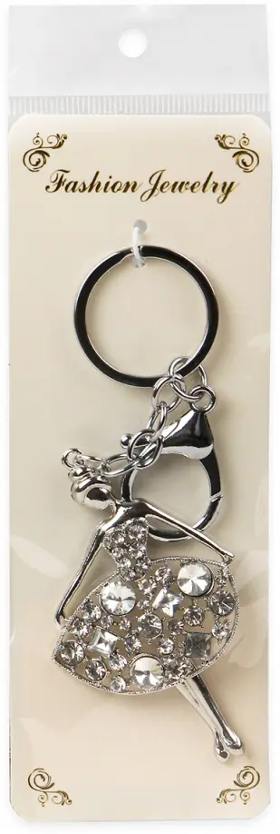 Брелок со стразами Балерина обложка книги