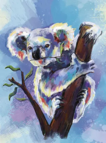 Алмазная мозаика Коала, без подрамника обложка книги