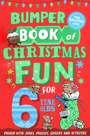 Bumper Book of Christmas Fun for 6 Year Olds обложка книги