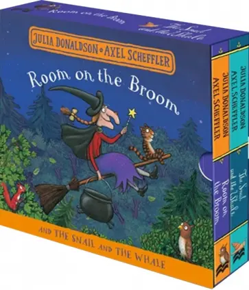 Julia Donaldson - Room on the Broom and The Snail and the Whale Board Book Gift Slipcase обложка книги