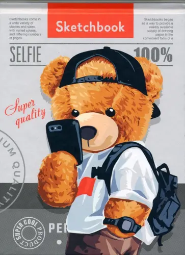 Скетчбук Selfie, 36 листов Скетчбук Selfie, 36 листов обложка книги