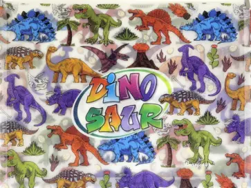 Папка с пластиковой застежкой Dinosaurs, А4 Папка с пластиковой застежкой Dinosaurs, А4 обложка книги