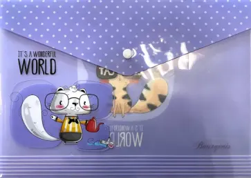 Папка-конверт Wonderful World, А4+ Папка-конверт Wonderful World, А4+ обложка книги