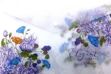 Папка-конверт Elegant flowers, А4+ Папка-конверт Elegant flowers, А4+ обложка книги