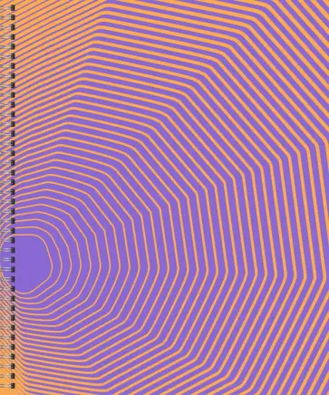 Тетрадь на гребне Geometry, 96 листов, клетка, А5, в ассортименте обложка книги