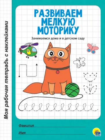 Развиваем мелкую моторику Развиваем мелкую моторику обложка книги