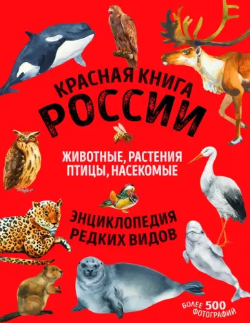 Дмитрий Лукашанец - Красная книга России: животные, растения, птицы, насекомые обложка книги