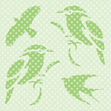 Трафарет для рисунка Птицы обложка книги