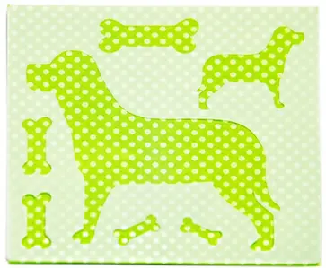 Трафарет для рисунка Собаки обложка книги