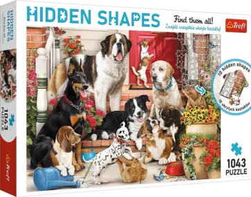 Puzzle-1043. Собаки играют обложка книги