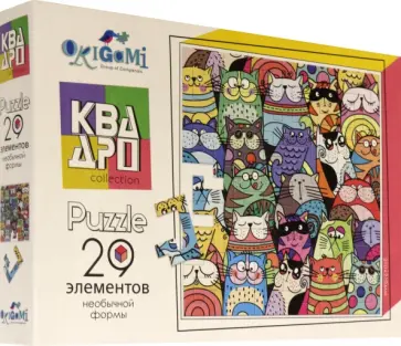 Пазл-29 Квадро. Коты обложка книги