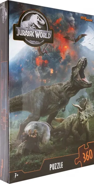 Puzzle-360 Парк юрского периода обложка книги