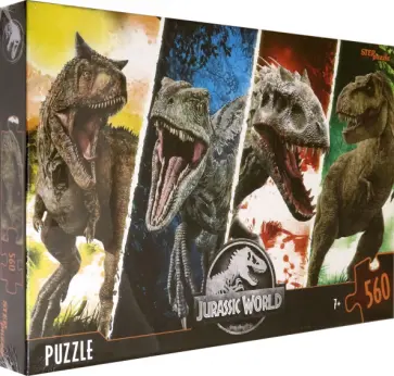Puzzle-560 "Парк юрского периода" обложка книги