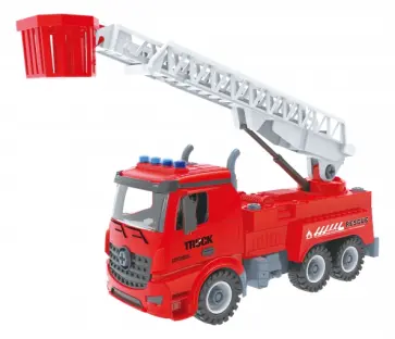 Конструктор Пожарная машина с подъемником Конструктор Пожарная машина с подъемником обложка книги
